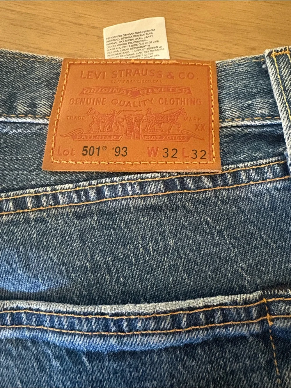 Levi'sPremium 501 - 93  Men's Blue Straight-Leg Jeans